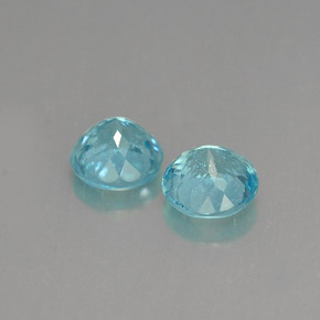 Apatite Gemstone in 5 mm (calibrated) Size for Sale, Apatite Stone in Light Blue Color