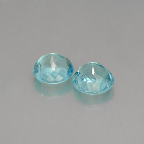 Apatite Gemstone in 5 mm (calibrated) Size for Sale, Apatite Stone in Light Blue Color