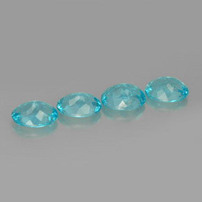 Apatite Gemstone in 7 x 5 mm (calibrated) Size for Sale, Apatite Stone in Light Blue Color