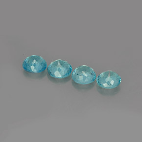 Apatite Gemstone in 5.5 mm Size for Sale, Apatite Stone in Light Blue Color