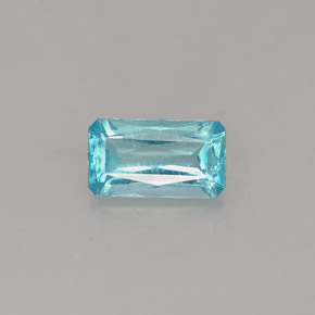 0.50 ct Blue Apatite Gemstone, Apatite Gem in Octagon / Scissor Cut Shape for Sale.