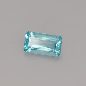 0.50 ct Blue Apatite Stone, Natural Apatite in Octagon / Scissor Cut Shape for Sale