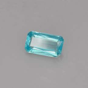 0.51 ct Blue Apatite Stone, Natural Apatite in Octagon / Scissor Cut Shape for Sale