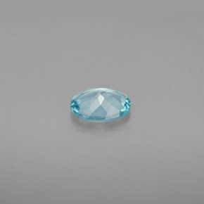 Apatite Gemstone in 7 x 5.4 mm Size for Sale, Apatite Stone in Light Blue Color