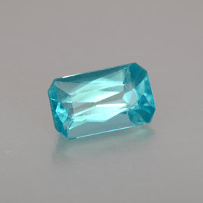 1.50 ct Blue Apatite Stone, Natural Apatite in Octagon / Scissor Cut Shape for Sale