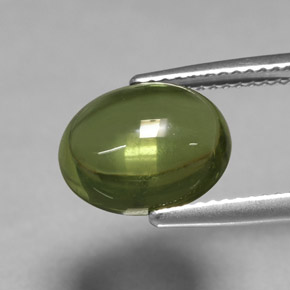 Apatite Gemstone in 11 x 9 mm (calibrated) Size for Sale, Apatite Stone in Green Color