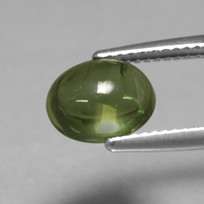 Apatite Gemstone in 9 x 7 mm (calibrated) Size for Sale, Apatite Stone in Green Color