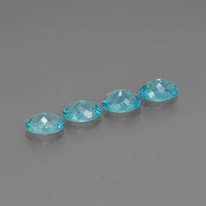 Apatite Gemstone in 6.3 x 4.7 mm Size for Sale, Apatite Stone in Light Blue Color