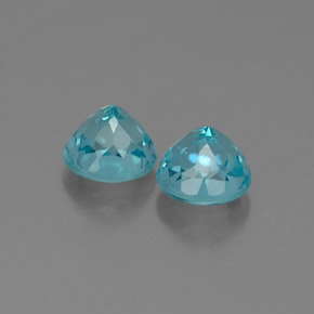 Apatite Gemstone in 4.3 mm Size for Sale, Apatite Stone in Light Blue Color