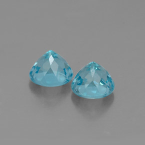 Apatite Gemstone in 4.2 mm Size for Sale, Apatite Stone in Light Blue Color