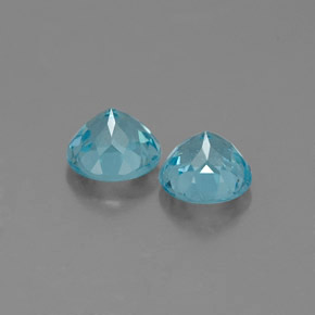 Apatite Gemstone in 4.2 mm Size for Sale, Apatite Stone in Light Blue Color