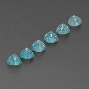 Apatite Gemstone in 4.2 mm Size for Sale, Apatite Stone in Light Blue Color
