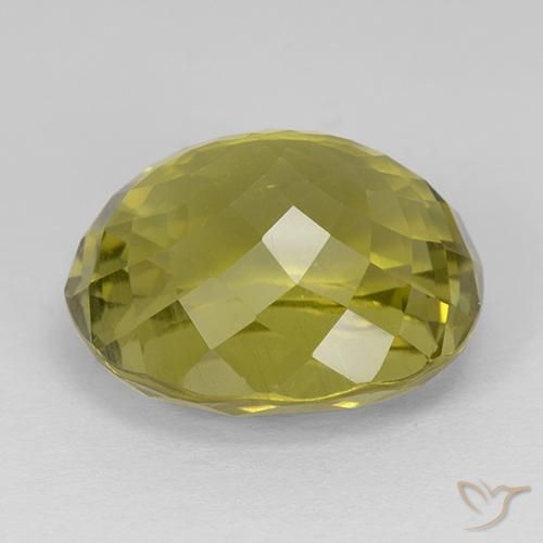 Apatite Gemstone in 14 x 12 mm (calibrated) Size for Sale, Apatite Stone in Corn Yellow Color
