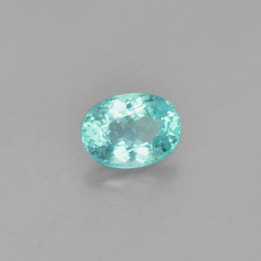 1.31 ct Green Apatite Stone, Natural Apatite in Oval Facet Shape for Sale