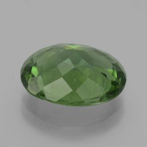 Apatite Gemstone in 12.1 x 9.5 mm Size for Sale, Apatite Stone in Deep Green Color