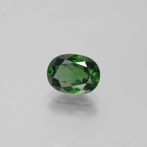 1.40 ct Green Apatite Stone, Natural Apatite in Oval Facet Shape for Sale