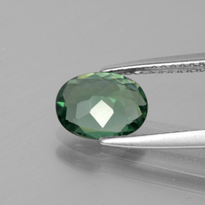 Apatite Gemstone in 8.1 x 6.3 mm Size for Sale, Apatite Stone in Green Color