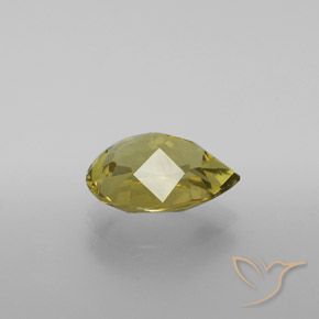 Apatite Gemstone in 10.5 x 7.6 mm Size for Sale, Apatite Stone in Medium Yellow Color