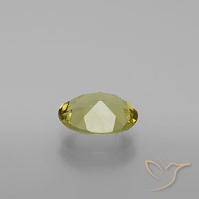 Apatite Gemstone in 9 x 7 mm (calibrated) Size for Sale, Apatite Stone in Medium Yellow Color