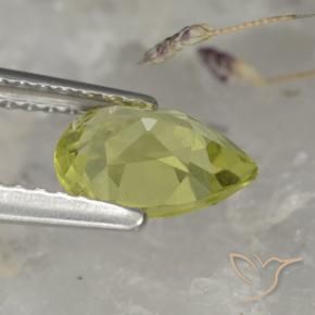 Apatite Gemstone in 8.2 x 5.7 mm Size for Sale, Apatite Stone in Warm Forest Green Color