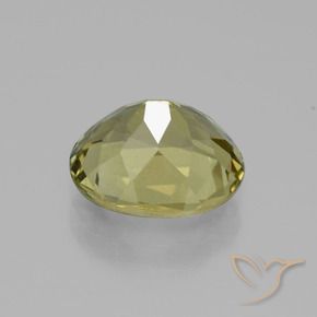 Apatite Gemstone in 10 x 8.7 mm Size for Sale, Apatite Stone in Greenish Yellow Color