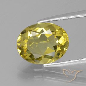 10.8 x 8.5mm Oval Yellow Apatite from Madagascar, Weight of 3.16ct, Natural untreated Gemstone in VS Clarity, 1pc Oval Facet Apatite - Color: Medium Yellow, Mohs Hardness of 5 - 5, Photo A