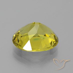 Apatite Gemstone in 12.6 x 10.5 mm Size for Sale, Apatite Stone in Pineapple Yellow Color