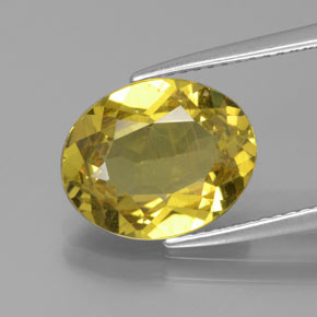 4ct Oval Facet Golden Yellow Apatite for sale thumb image of 4ct Oval Facet Golden Yellow Apatite (ID: 384525)
