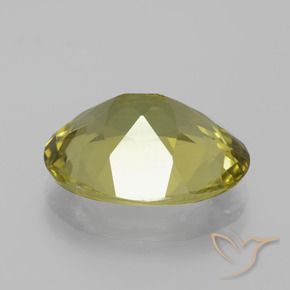 Apatite Gemstone in 14.7 x 11.6 mm Size for Sale, Apatite Stone in Medium Yellow Color