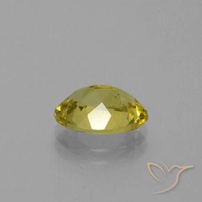 Apatite Gemstone in 10 x 8 mm (calibrated) Size for Sale, Apatite Stone in Medium Yellow Color