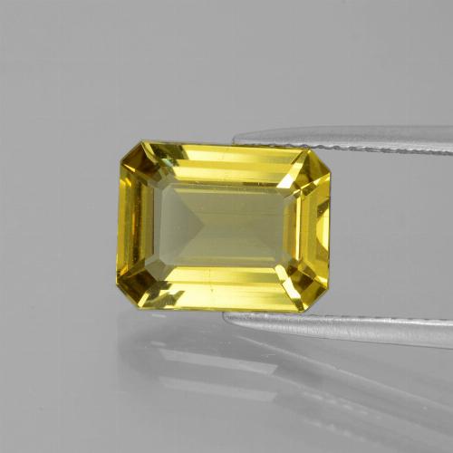 Brownish Yellow Apatit Edelstein - 3.5ct Oktagon facettiert (ID: 387568)