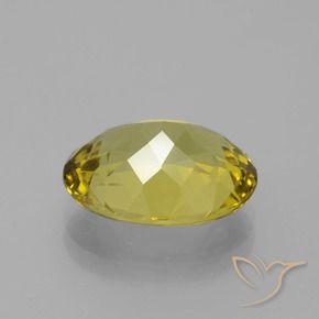 Apatite Gemstone in 13.9 x 11 mm Size for Sale, Apatite Stone in Brownish Yellow Color