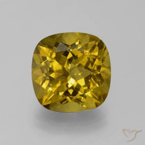 7.58 ct Brown Apatite, 12.2 x 12.2 mm Cushion Cut From Madagascar, Photo A