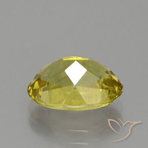 Apatite Gemstone in 10.8 x 8 mm Size for Sale, Apatite Stone in Medium Yellow Color