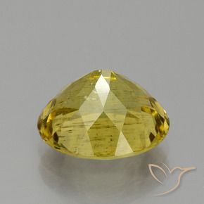 Apatite Gemstone in 11 x 9 mm (calibrated) Size for Sale, Apatite Stone in Medium Yellow Color