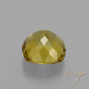 Apatite Gemstone in 10.5 x 10.4 mm Size for Sale, Apatite Stone in Medium Gold Color