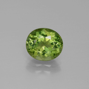1.80 ct Green Apatite Gemstone, Apatite Gem in Oval Facet Shape for Sale.