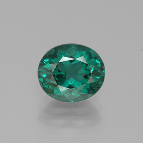 1.76 ct Green Apatite Gemstone, Apatite Gem in Oval Facet Shape for Sale.