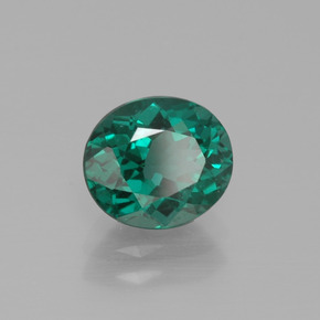 1.76 ct Green Apatite Stone, Natural Apatite in Oval Facet Shape for Sale