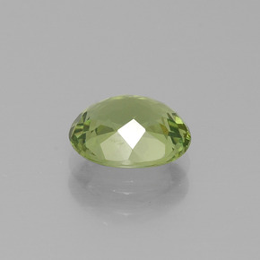 Apatite Gemstone in 8.2 x 6.8 mm Size for Sale, Apatite Stone in Warm Green Color