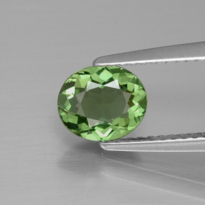1ct Oval Facet Green Apatite Gem for sale 1ct Oval Facet Green Apatite Gem (ID: 392625)