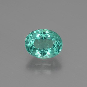 1.47 ct Green Apatite Gemstone, Apatite Gem in Oval Facet Shape for Sale.