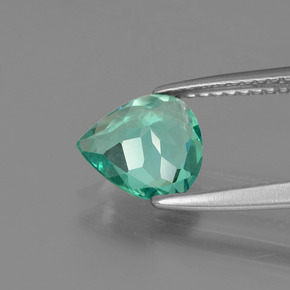 Apatite Gemstone in 8 x 7.7 mm Size for Sale, Apatite Stone in Green Color