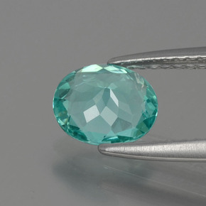 Apatite Gemstone in 8 x 6 mm (calibrated) Size for Sale, Apatite Stone in Green Blue Color