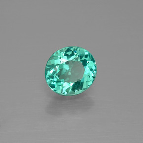1.10 ct Green Apatite Stone, Natural Apatite in Oval Facet Shape for Sale
