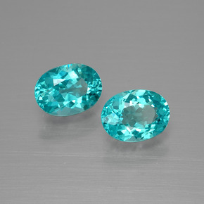 1.97 ct Green Apatite Stone, Natural Apatite in Oval Facet Shape for Sale
