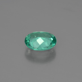 Apatite Gemstone in 7 x 5.8 mm Size for Sale, Apatite Stone in Blue Green Color