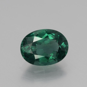 1.33 ct Green Apatite Stone, Natural Apatite in Oval Facet Shape for Sale