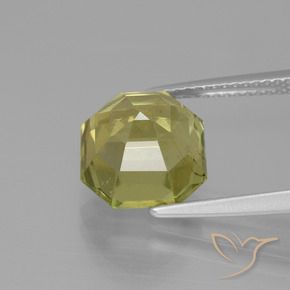 Apatite Gemstone in 10 x 10 mm (calibrated) Size for Sale, Apatite Stone in Earthy Yellow Color