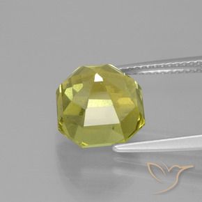 Apatite Gemstone in 10 x 10 mm (calibrated) Size for Sale, Apatite Stone in Light Yellow Color